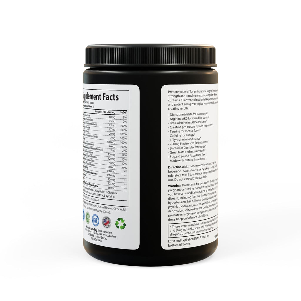 Ascend Pre-Workout, Watermelon (300g, 10.58oz)